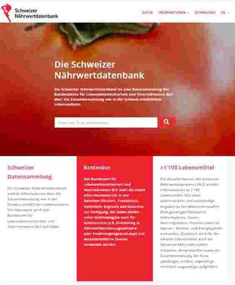 Labeling und Nährwertdatenbank