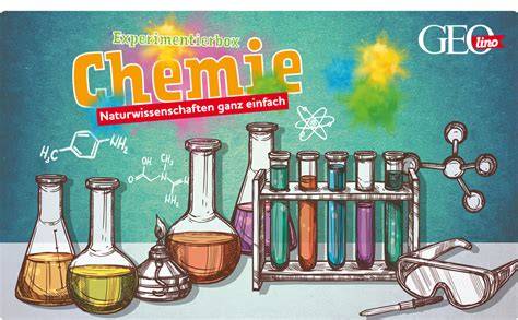 Laborausrüstung mit Schokolade und Chemikalien