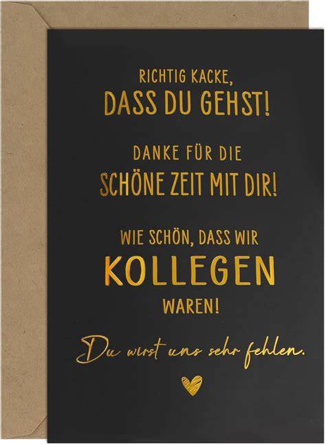 Lachende Kollegen beim Abschied mit witzigen Sprüchen