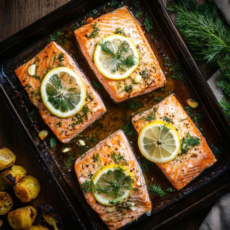 Lachs im Ofen mit Orangenbett