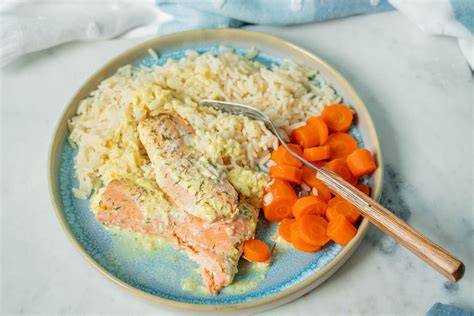 Lachs im Varoma mit Gemüse und Reis