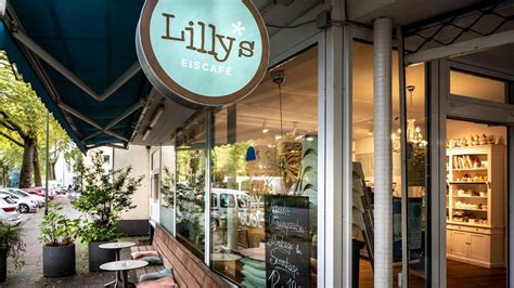 Ladenansicht von Lilly's Eiscafé an der Krefelder Straße in Duisburg