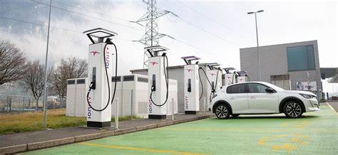 Ladestation für Elektroautos und nachhaltige Produktion