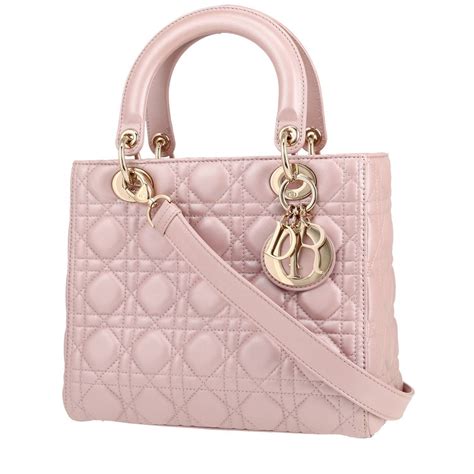 Lady Dior Handtasche im Cannage-Muster
