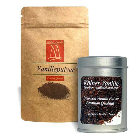 Lagerung und Auswahl von Vanillepulver