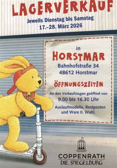 Lagerverkauf in Horstmar