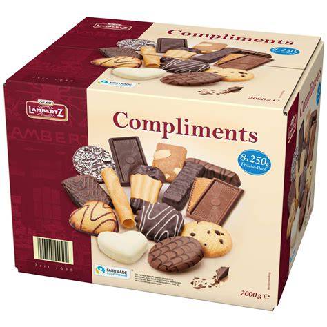Lambertz Gebäckmischung Compliments geöffnet