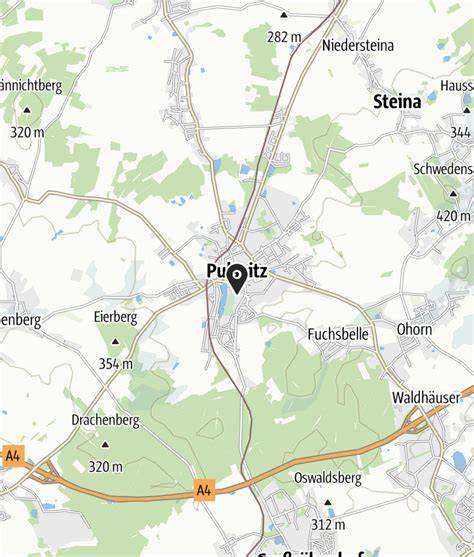 Landkarte: Pfefferküchlereien in Pulsnitz