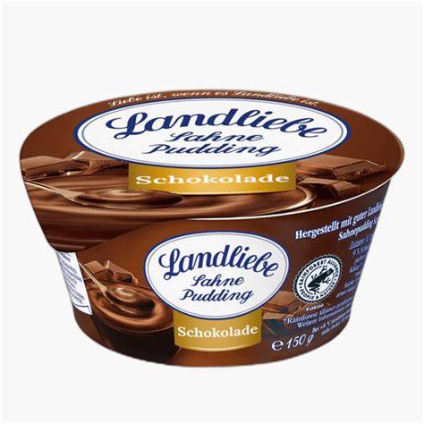 Landliebe Schokoladenpudding mit Kalorienangaben