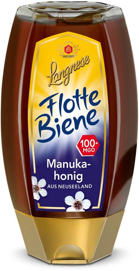 Langnese Honig sechseckiges Wabenglas