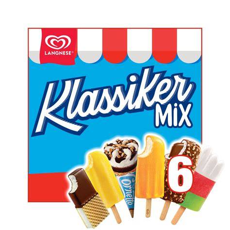 Langnese Produktauswahl Eis Klassiker und Innovationen