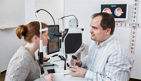 Lasertherapie der Netzhaut bei diabetischer Retinopathie