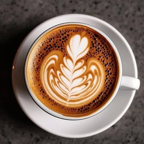 Latte Art in Cappuccino mit Nougat-Schoko-Note