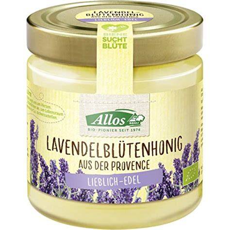 Lavendelhonig als Brotaufstrich