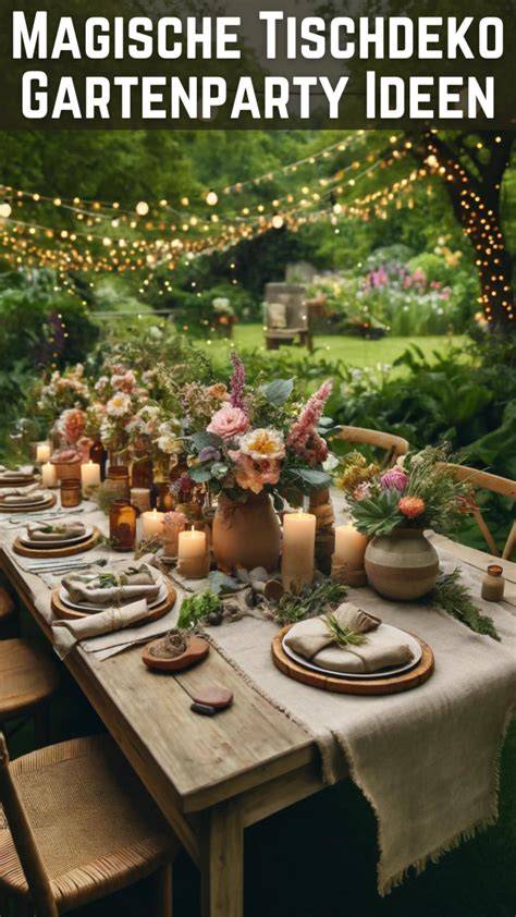 Lavendeltorte und Tee: Perfekte Gartenparty (Tischdeko)