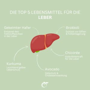 Lebensmittel für eine gesunde Leber