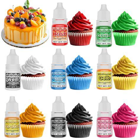 Lebensmittelfarben und Aromen für Buttercreme