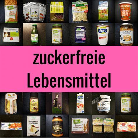 Lebensmittelliste: Zuckerfallen und zuckerfreie Alternativen