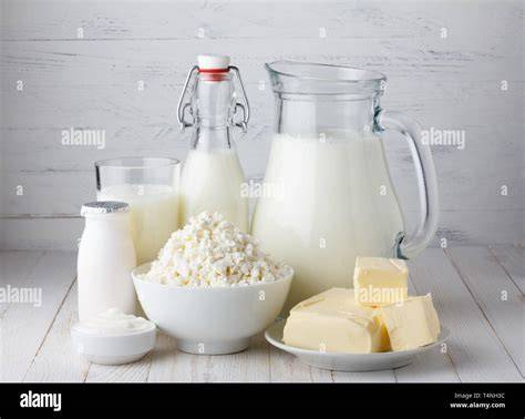 Lebensmittelprüfung: Sahne, Joghurt und Milch