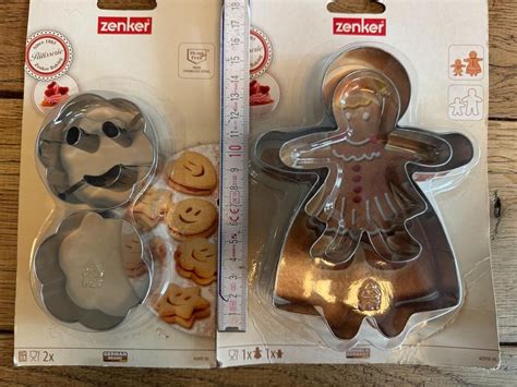 Lebkuchen Ausstechformen, klassische Weihnachtsmotive