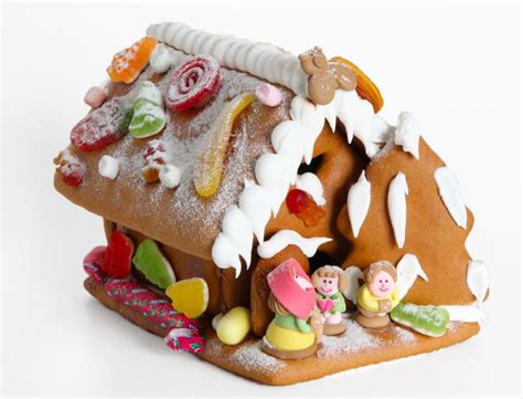 Lebkuchen Schmidt Bastelset: verziertes Hexenhaus