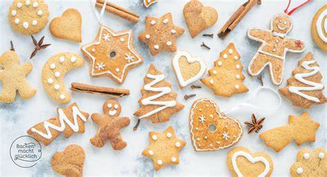 Lebkuchen Zutaten und Dekorationen Übersicht