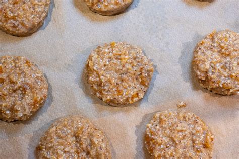 Lebkuchen auf Backblech