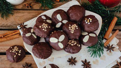 Lebkuchen mit Schokoglasur