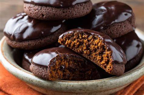Lebkuchen mit Zartbitterglasur