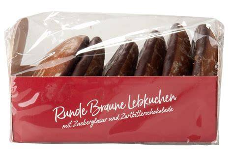 Lebkuchen mit Zartbitterschokolade und winterlichem Dekor