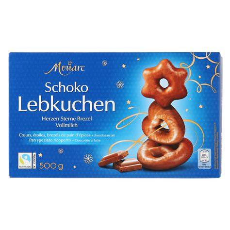 Lebkuchen mit englischer Beschreibung - Infografik