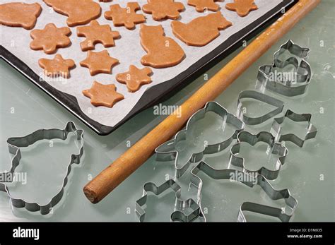 Lebkuchen mit verschiedenen Formen und Verzierungen
