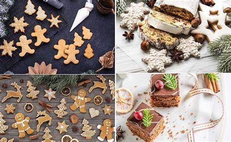 Lebkuchen und weihnachtliches Gebäck