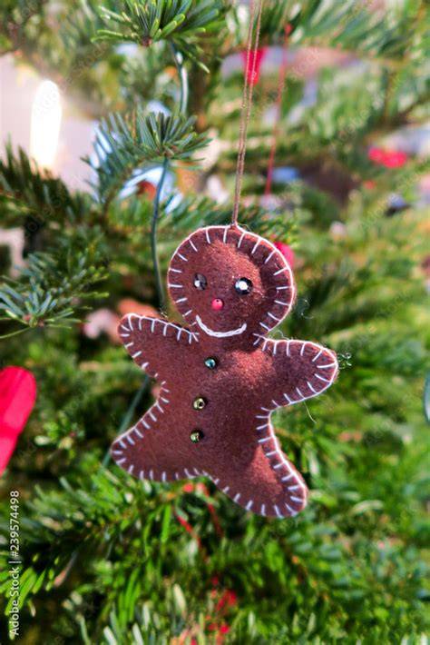 Lebkuchen-Anhänger am Weihnachtsbaum