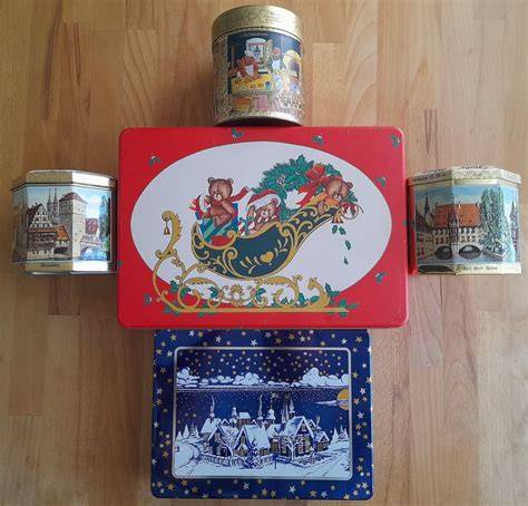 Lebkuchen-Aufbewahrung in Blechdosen