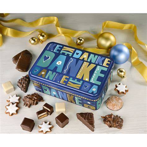 Lebkuchen-Dosen und Geschenkverpackungen