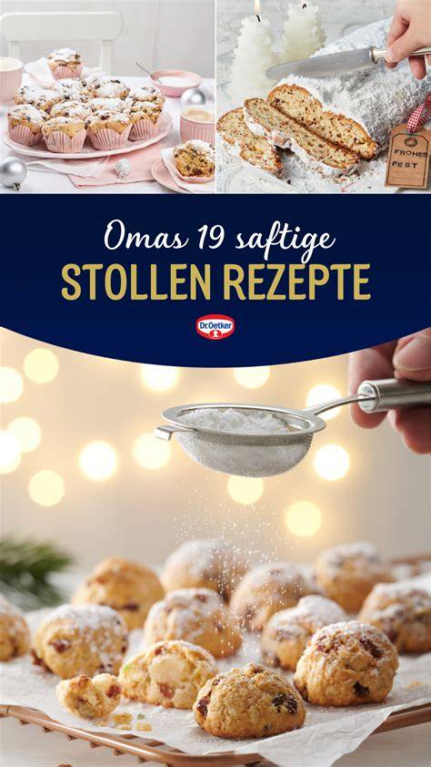 Lebkuchen-Lollis, Parfait und Stollen auf der Festtafel