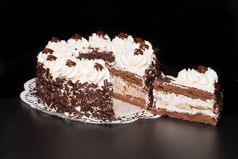 Lebkuchen-Philadelphia-Torte aufgeschnitten