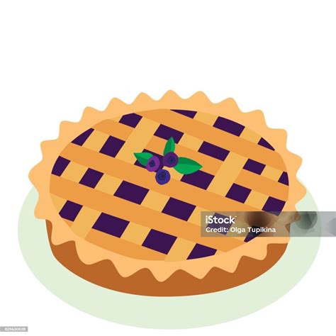 Lebkuchen-Rezepte und Oblaten Obstkuchen Illustration