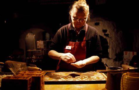 Lebkuchenbäcker im Mittelalter