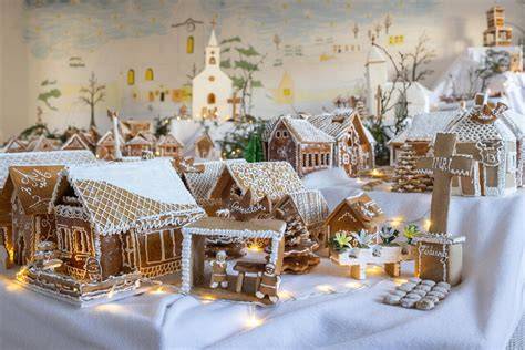 Lebkuchendorf Geresdlak: Häuser aus Lebkuchen