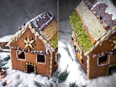Lebkuchenhaus klassisch verziert