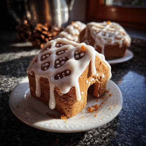 Lebkuchenhaus mit bunter Glasur und Dekoration