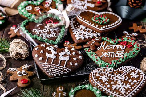 Lebkuchenherzen Weihnachtsstimmung
