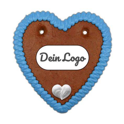 Lebkuchenherzen als Werbegeschenk mit Logo