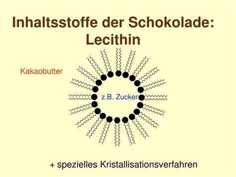 Lecithin und Emulgatoren in Schokolade