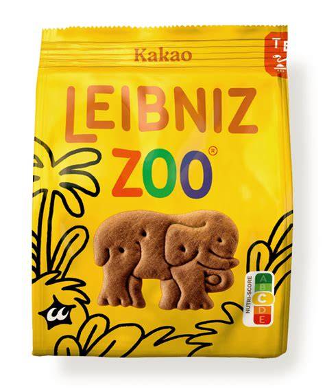 Leibniz Zoo Kekse: verschiedene Tierformen auf einem Teller