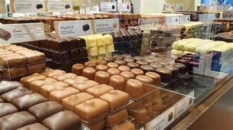 Leonidas Pralinen-Display im Geschäft