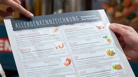 Lesehilfe: Allergen- und Lagerhinweise auf Produktetiketten