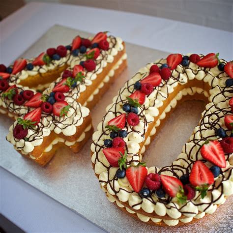 Letter Cake und Zahlenkuchen Beispiel